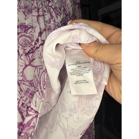 Tibi Isa Toile Cropped Edwardian Top Blouse Women's Size 0 - Picture 5 of 7